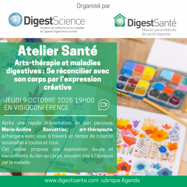 Atelier DigestSanté arts-thérapie et maladie digestive