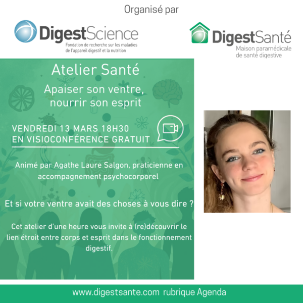 Atelier santé Apaiser son ventre nourrir son esprit