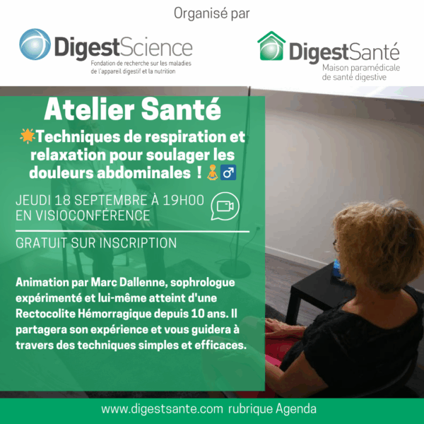 Atelier de sophrologie pour soulager les douleurs abdominales