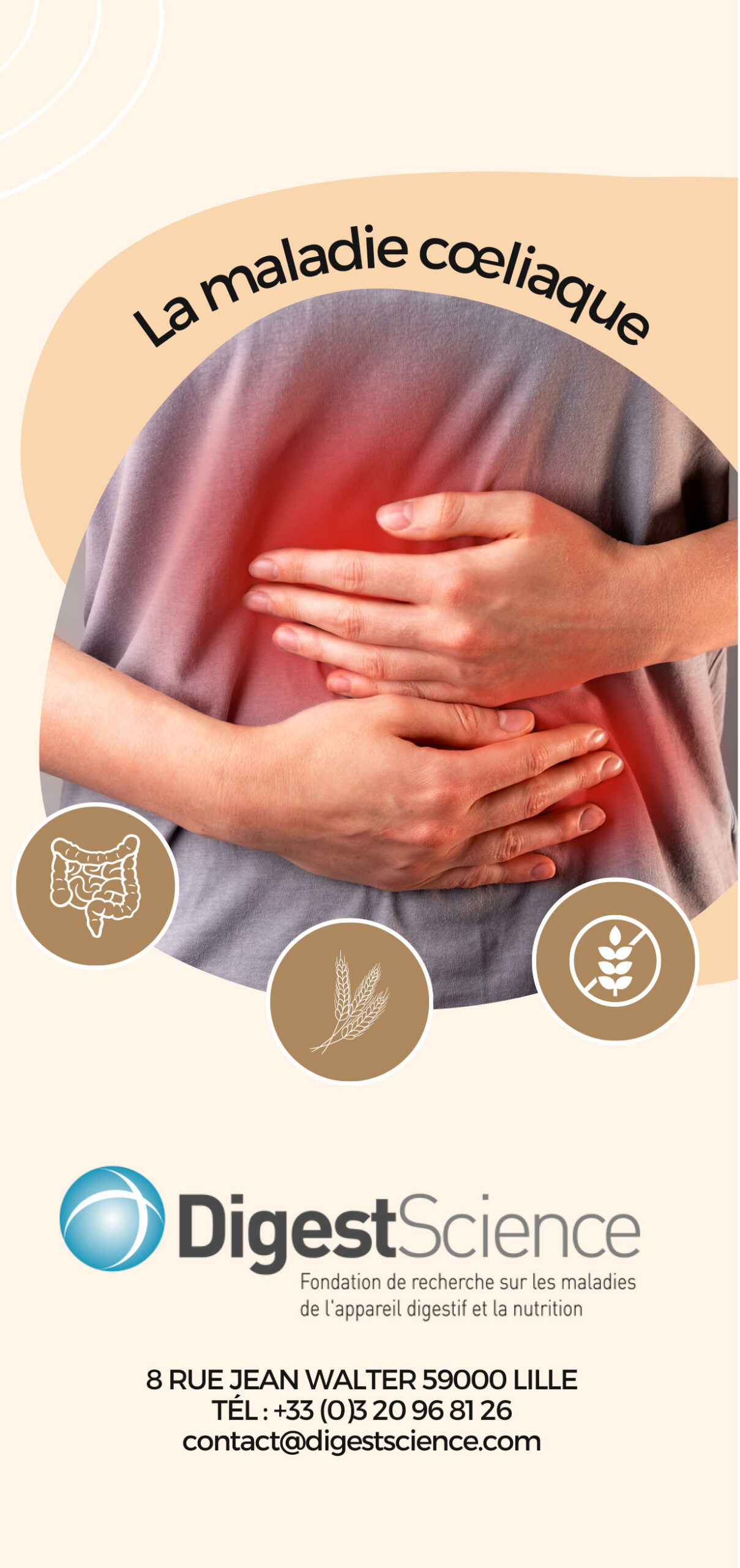 Plaquette sur la maladie cœliaque réalisée par DigestScience