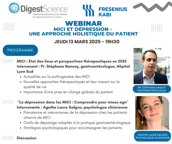 Symposium DigestSanté MICI et dépression